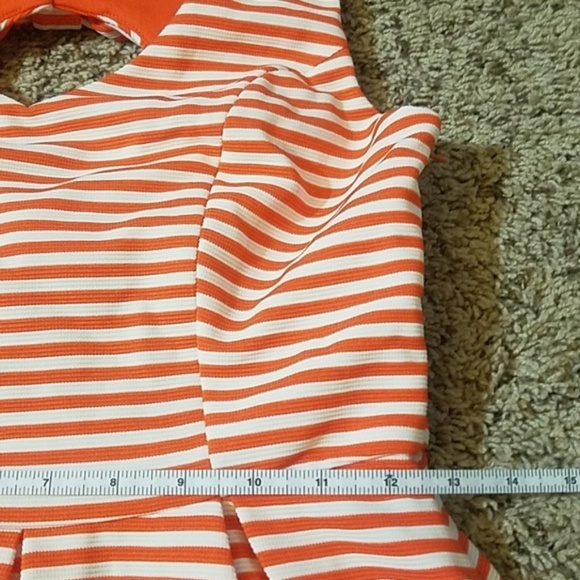NWT• Bow Back Orange Dreamsicle Dress - Picture 5 of 8